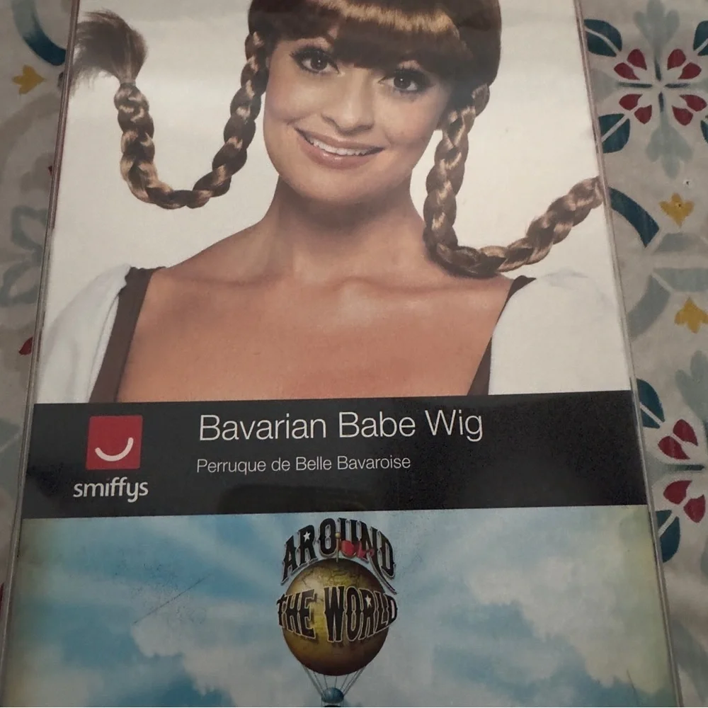 Smiffys Bavarian Babe Wig, Oktoberfest, Halloween, Germany, Braids NEW​​